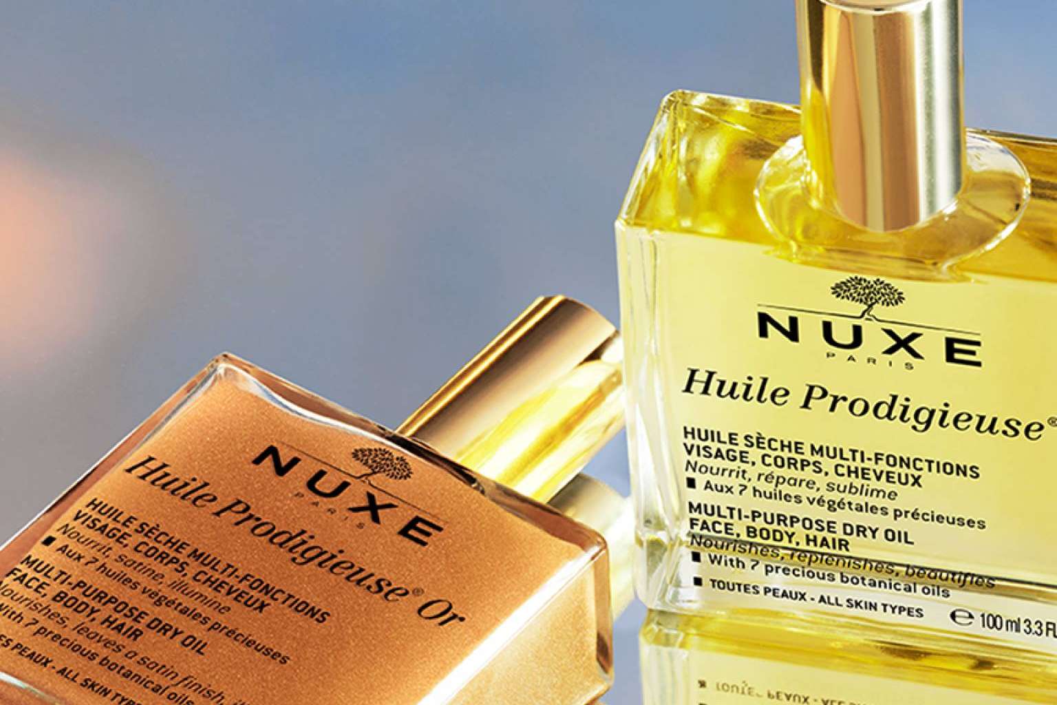 La Para-Farmacia del Puerto dispone de Huile Prodigieuse de Nuxe, que proporciona hidratación y cuidado de la piel
