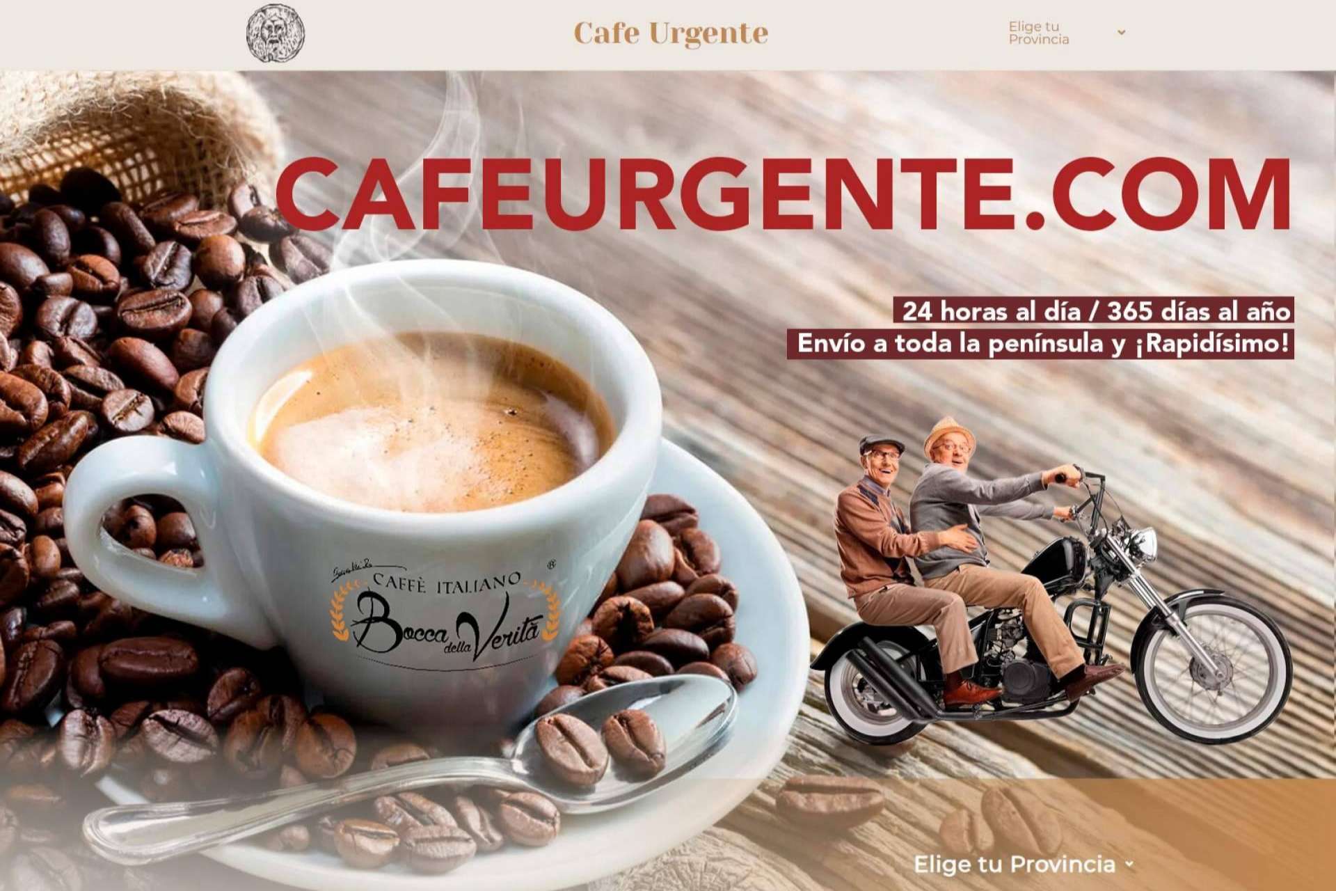 Nace un nuevo servicio de café urgente a domicilio para restaurantes y particulares, de Café Italiano Bocca Della Verità