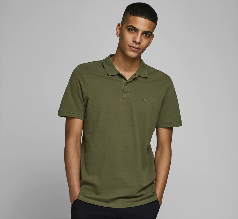 polo slim verde jack jones