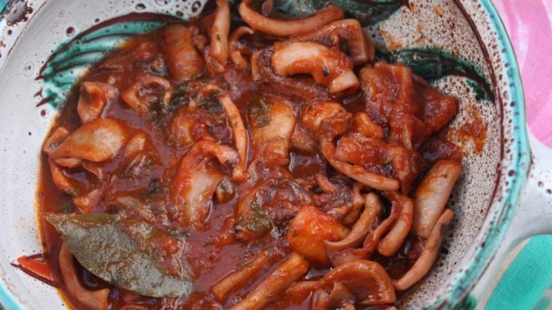 receta de calamares en salsa de almendras Merca2.es
