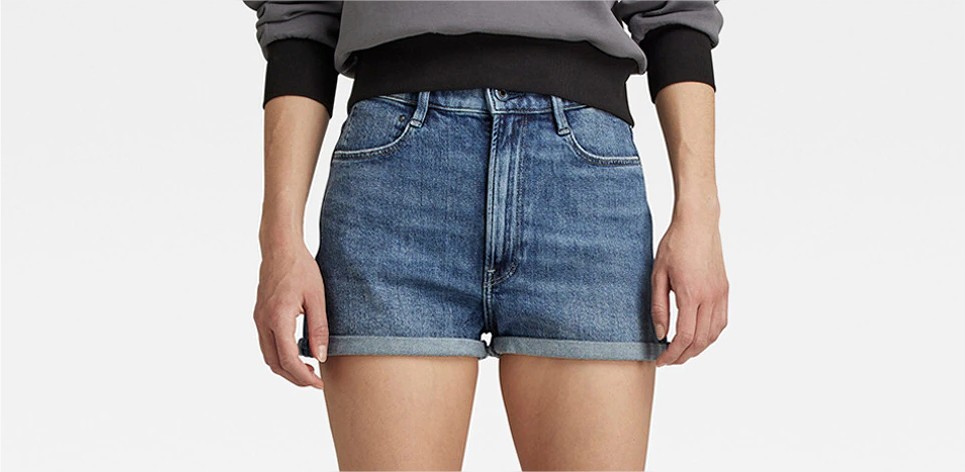 short vaquero g-star raw el corte ingles