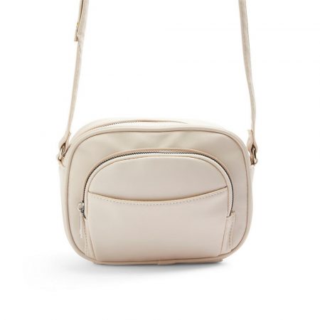 Bolso bandolera color crema de Primark