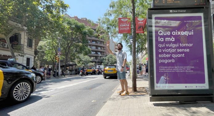 Campaña de Cabify en plena convalidación del decreto