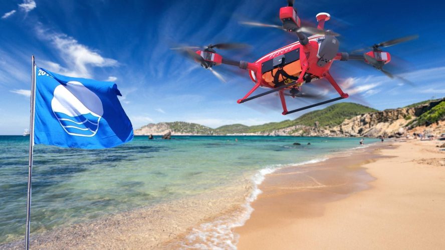 General Drones, los nuevos socorristas de las playas españolas