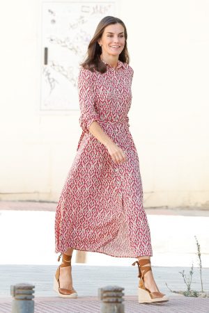 Letizia vestido camisero dandara Merca2.es