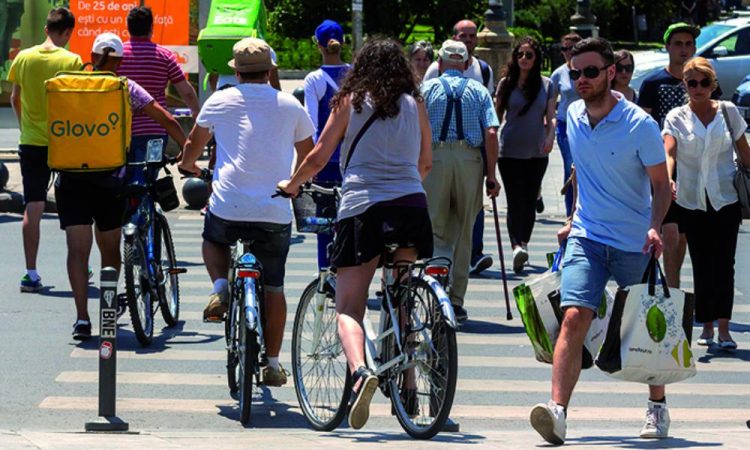 La prioridad de paso de los ciclistas