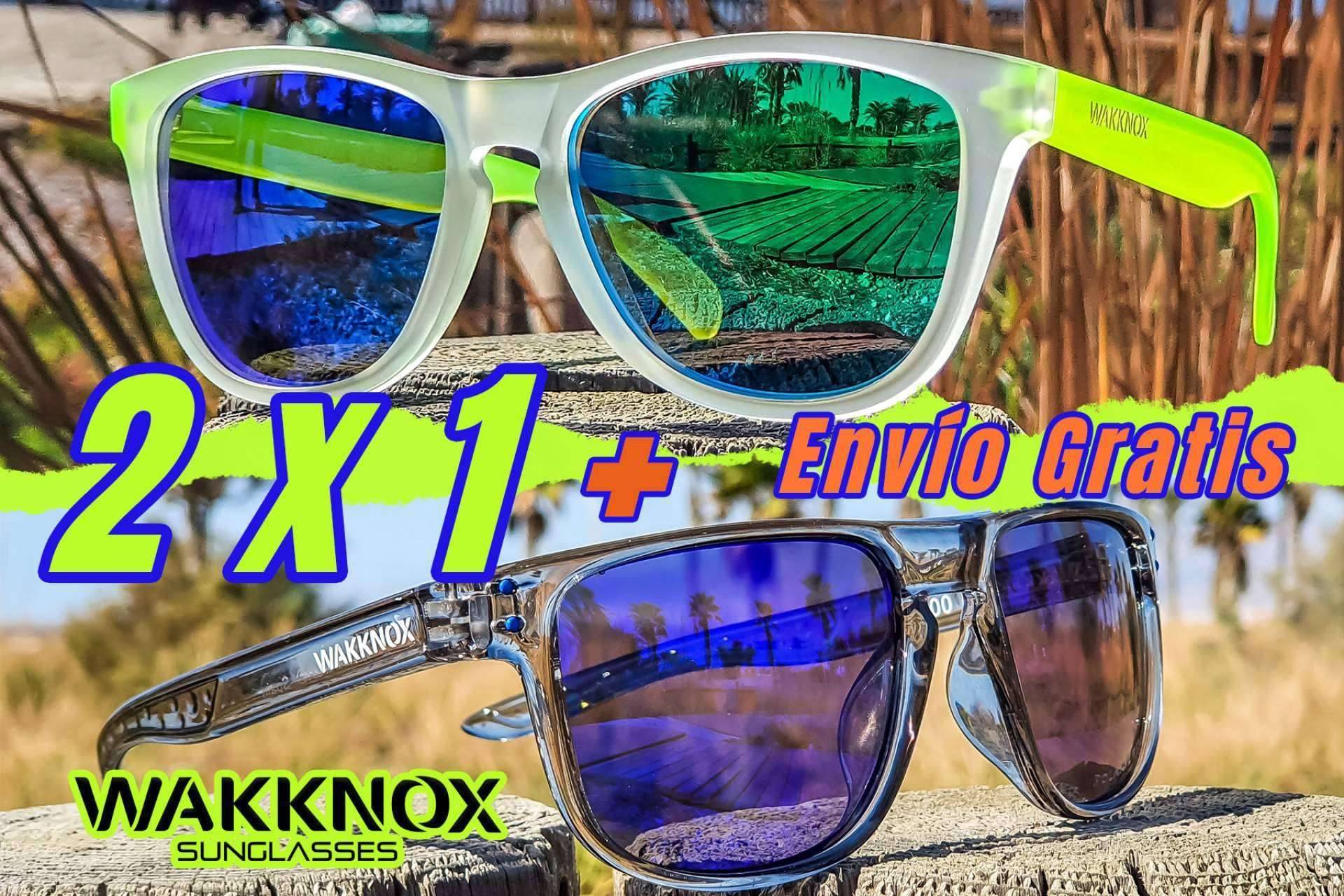 Promoción 2×1 en gafas de sol con envío gratis en Wakknox