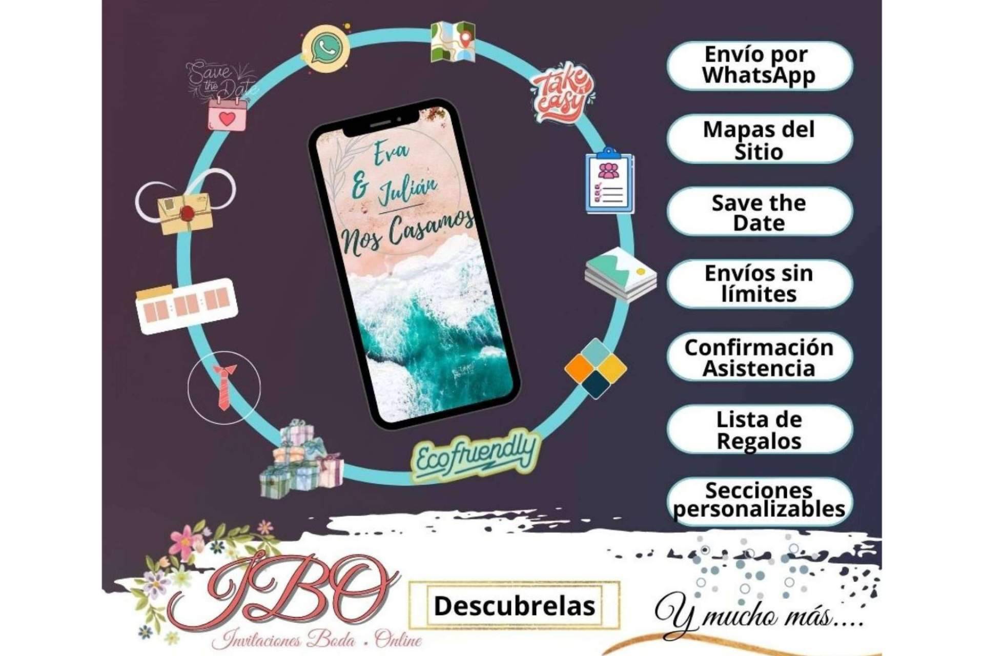 ¿Qué ventajas tiene usar invitaciones de boda digitales frente a las convencionales de papel?