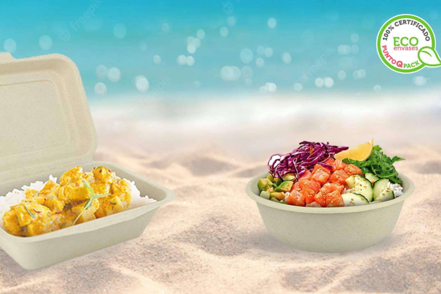Compostabilidad en el packaging de delivery, apostar por los envases compostables de Punto Qpack en verano