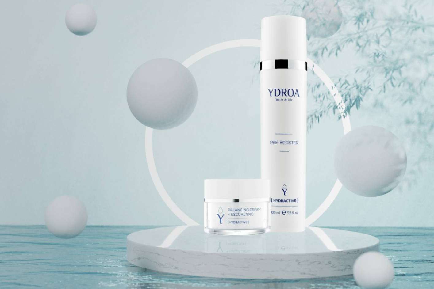 Hydractive de Ydroa, la nueva cosmética basada en el agua