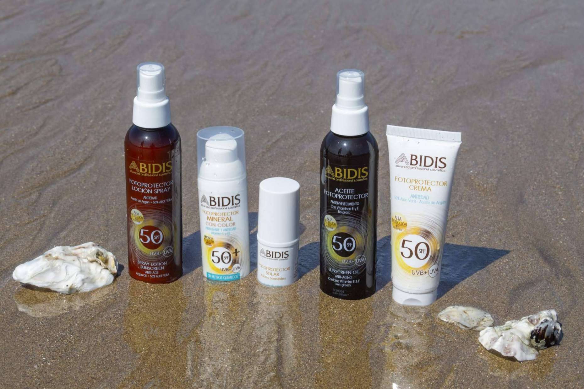 ABIDIS dispone de cremas solares con aloe vera para el cuidado de la piel en verano