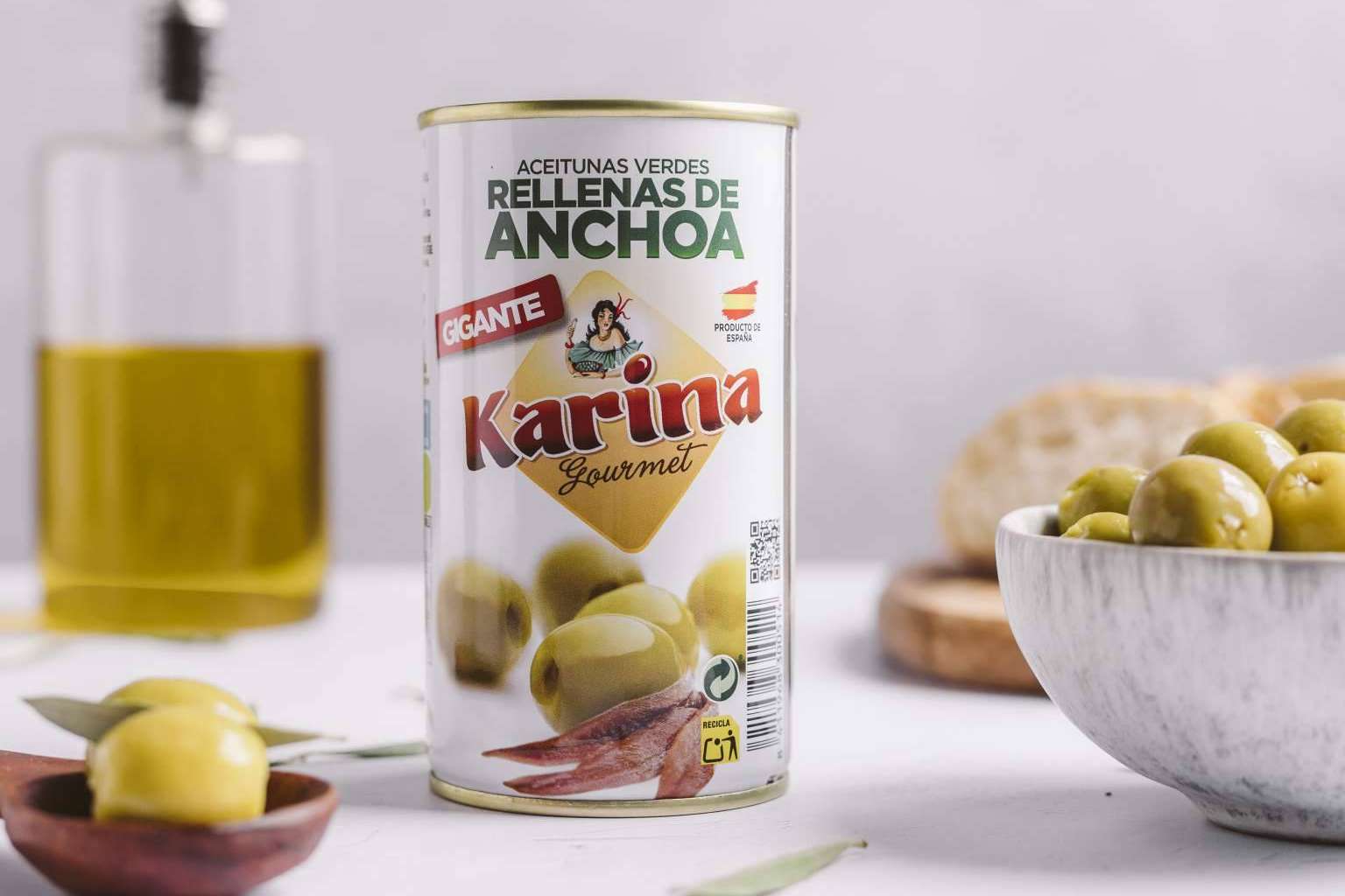 Las aceitunas rellenas de anchoa de Murcia, Karina