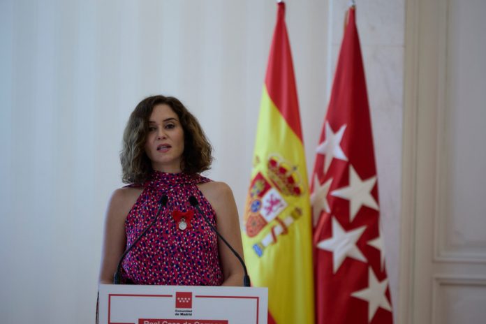Isabel Díaz Ayuso, presidenta de la Comunidad de Madrid, baja los impuestos para la Renta 2022