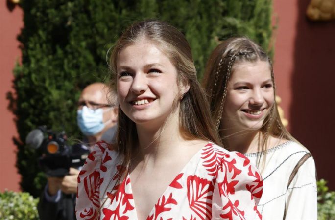 La princesa Leonor reaparece tras los estudios