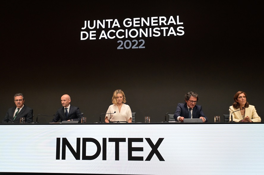 El techo de tela de Inditex