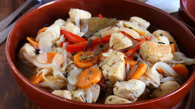 pollo en escabeche