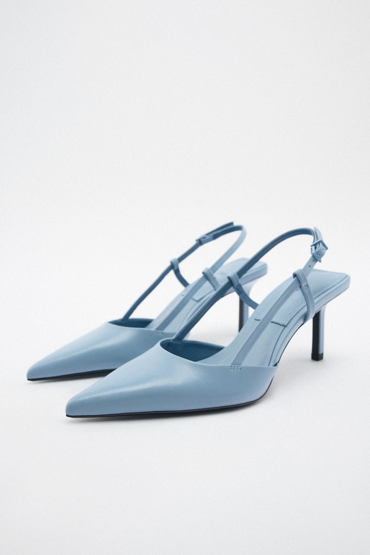Zapato detalonado de piel