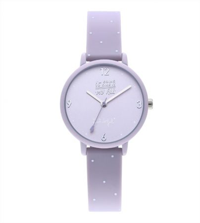 Reloj de mujer Happy Hour WR35301 de silicona y correa lila