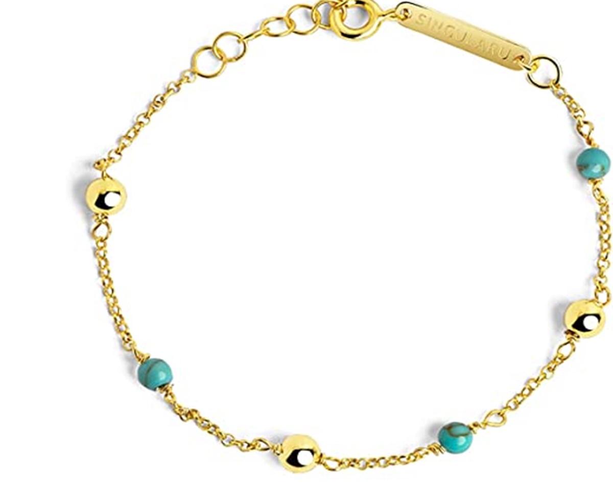 De plata y piedras turquesas: la pulsera más chic de Amazon es de Singularu y cuesta menos de 30 euros