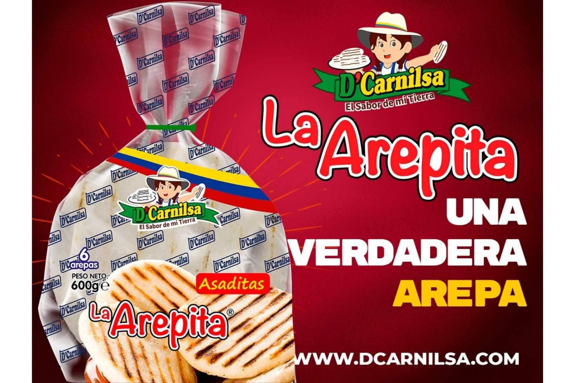¿Dónde comprar la auténtica arepa colombiana lista para ser rellenadas y consumida? D’Carnilsa