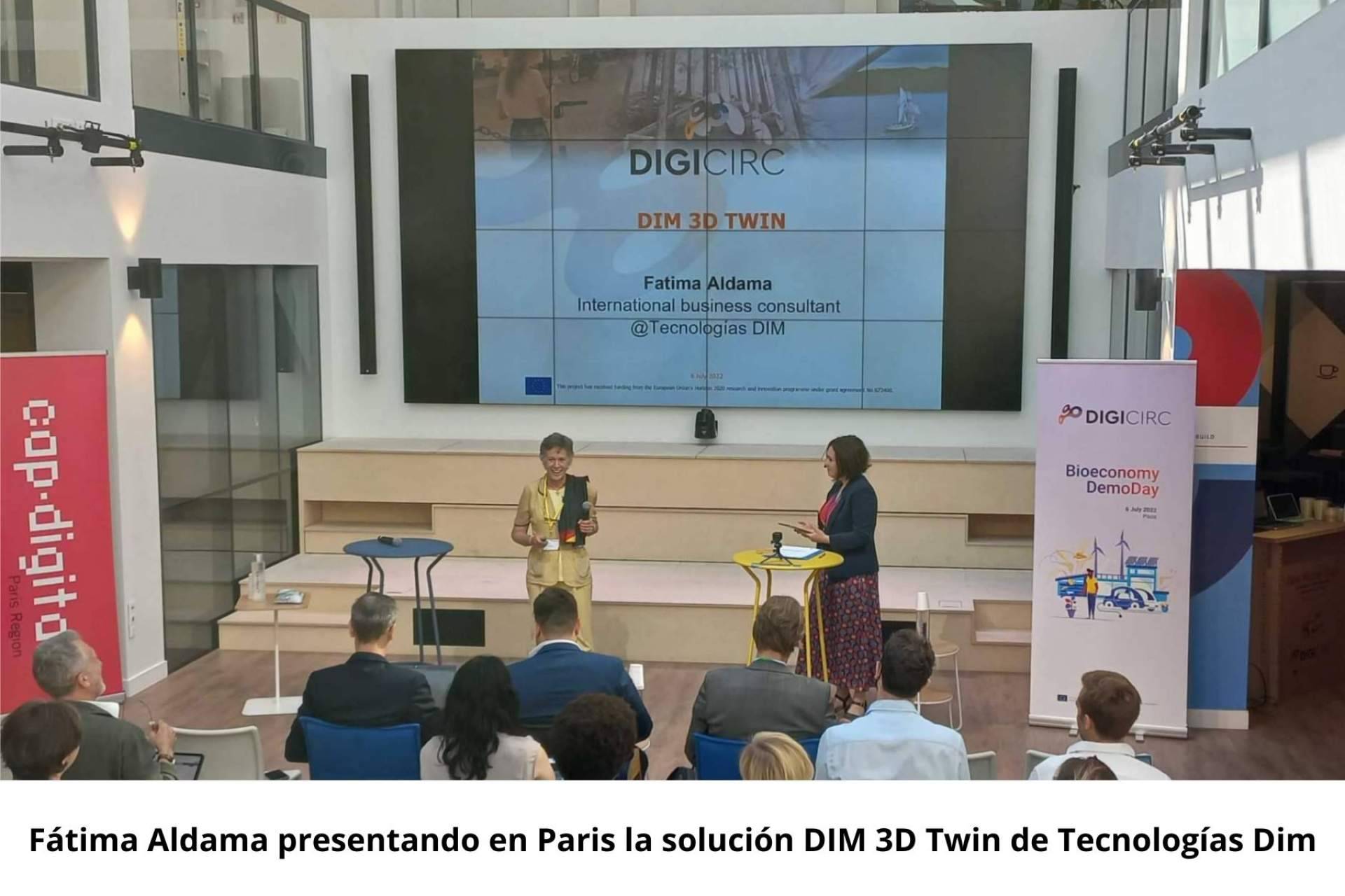 Tecnologías Dim premiada en el Programa Acelerador de Bioeconomía (DigiCirc) del proyecto europeo H2020 INNOSUP