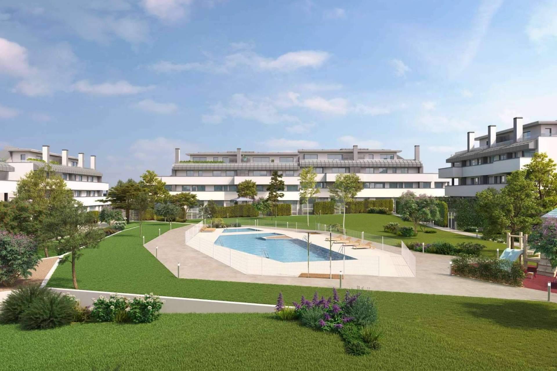 Viviendas con terraza, pádel y piscina a 30 minutos del centro de Madrid, en el Viso de Villalbilla, con Zanda Homes