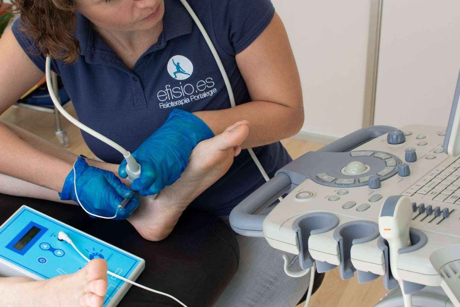 Fisioterapia para esguince de tobillo con eFISIO