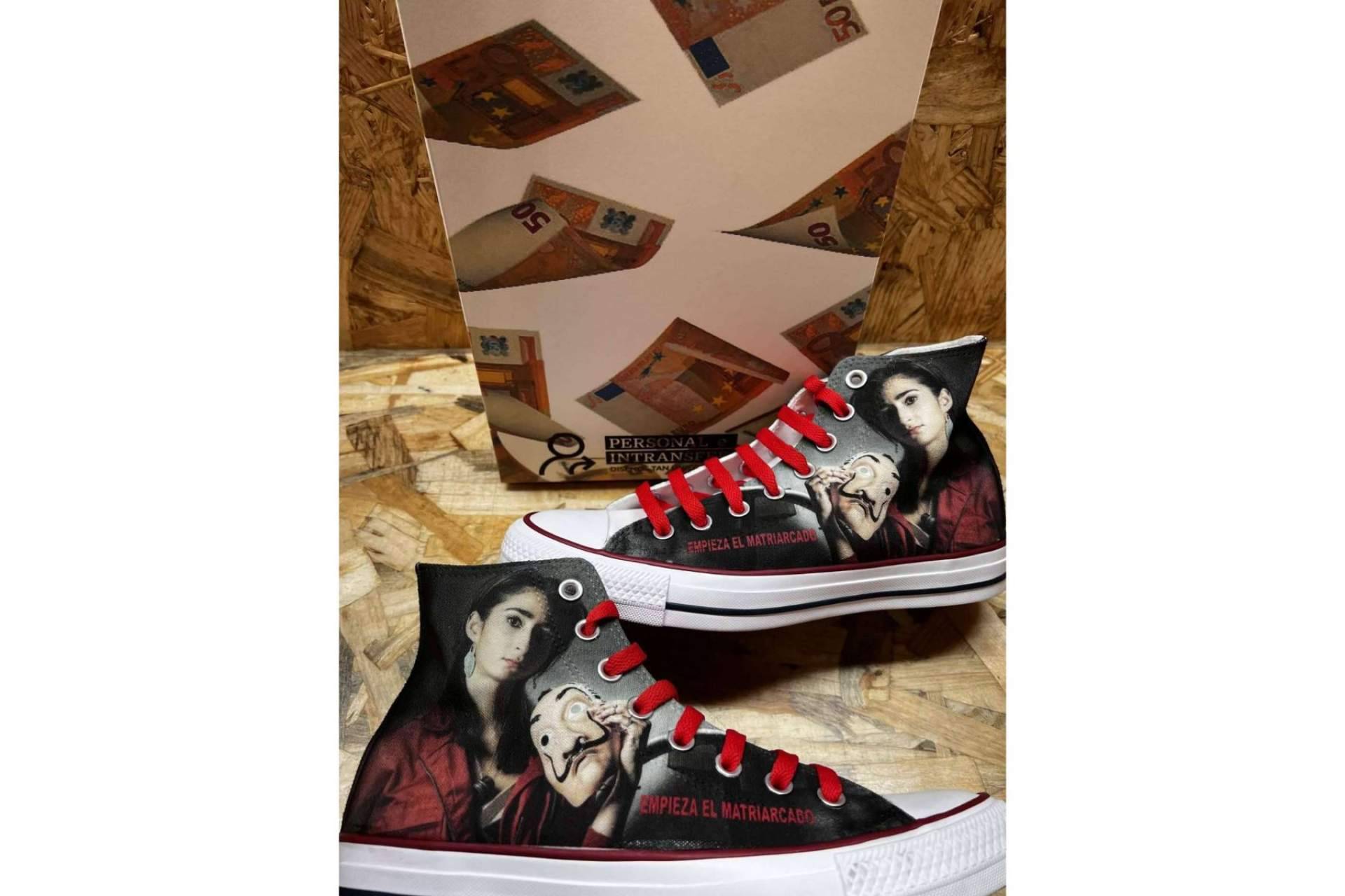 AMM Aerografía elabora zapatillas personalizadas para cada ocasión