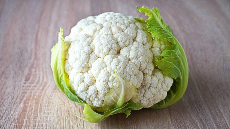 INGREDIENTES PARA LA CREAMA DE COLIFLOR