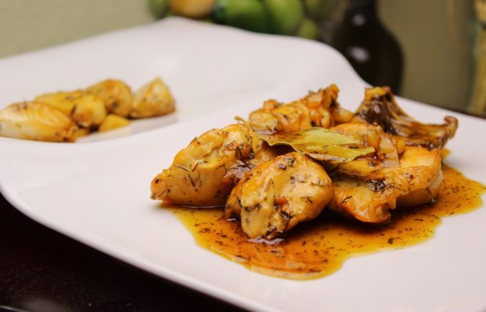 receta pollo al ajillo Merca2.es