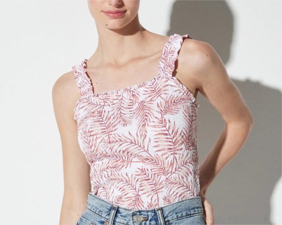 top smock estampado