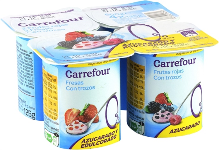 Carrefour trozos frutas