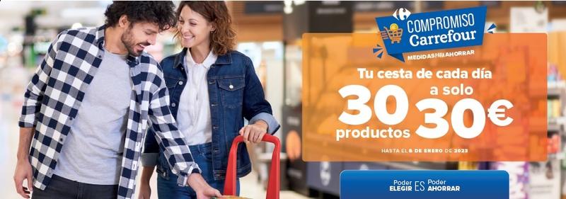 Carrefour ‘recoge el guante’ de Díaz y lanza una cesta de 30 productos básicos a 30 euros