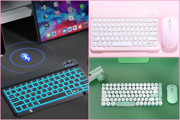 En colores pastel y por 6,90 euros: el juego de teclado + ratón inalámbrico más ideal para tu ordenador o tablet lo tiene Aliexpress