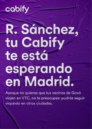 EuropaPress 4698873 campana cabify contra decreto gobierno 1 Merca2.es