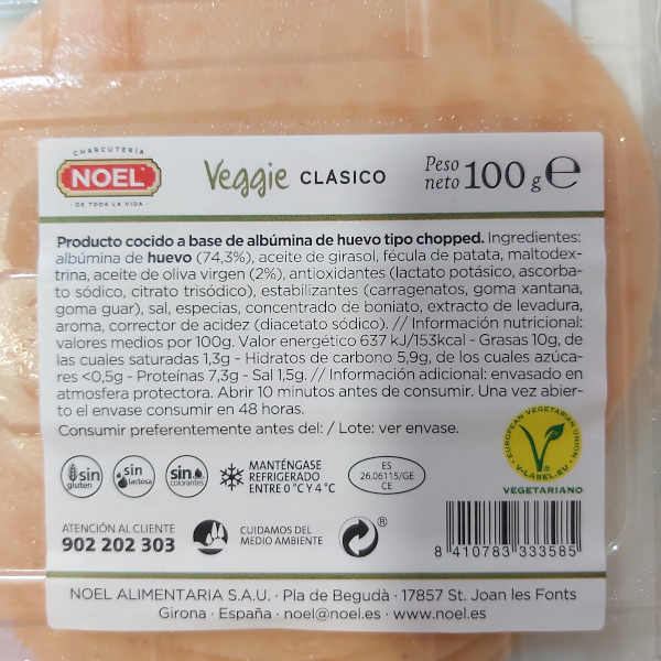 Mercadona embutido vegetariano Merca2.es