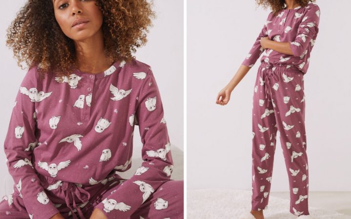 Pijama largo 100% algodón de Harry Potter