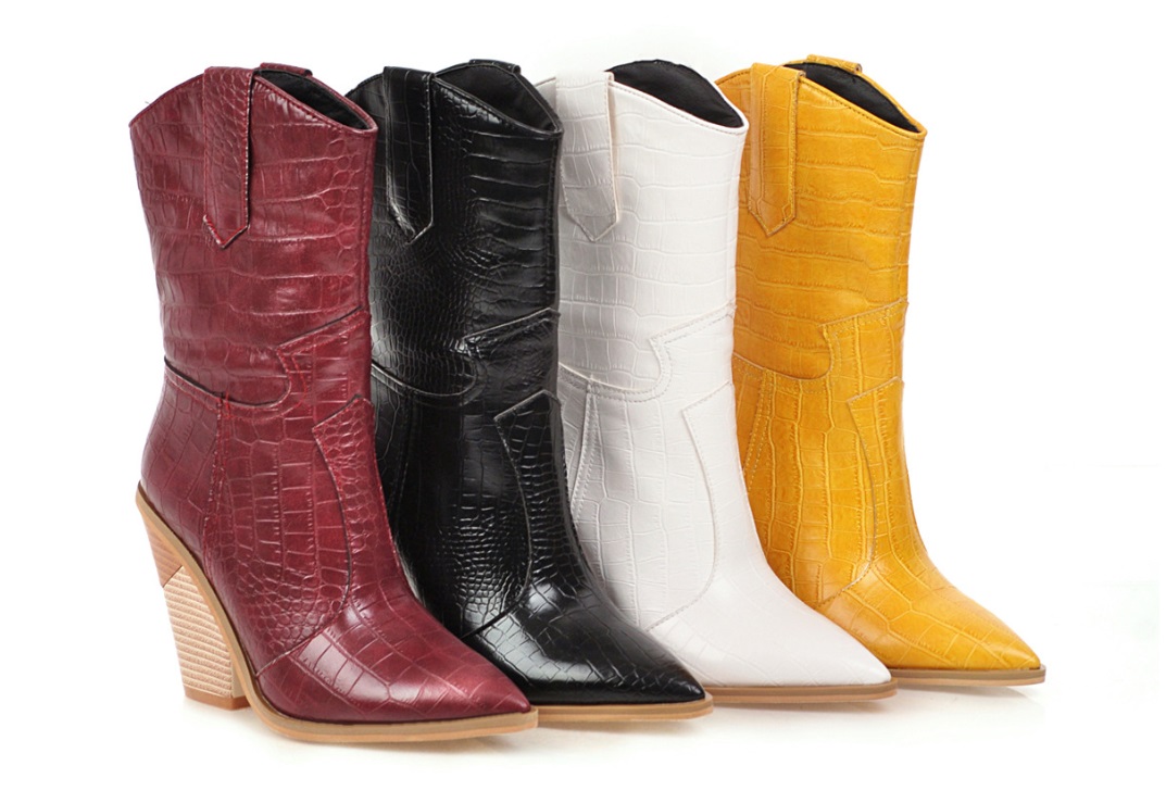 botas cowboy de cuero