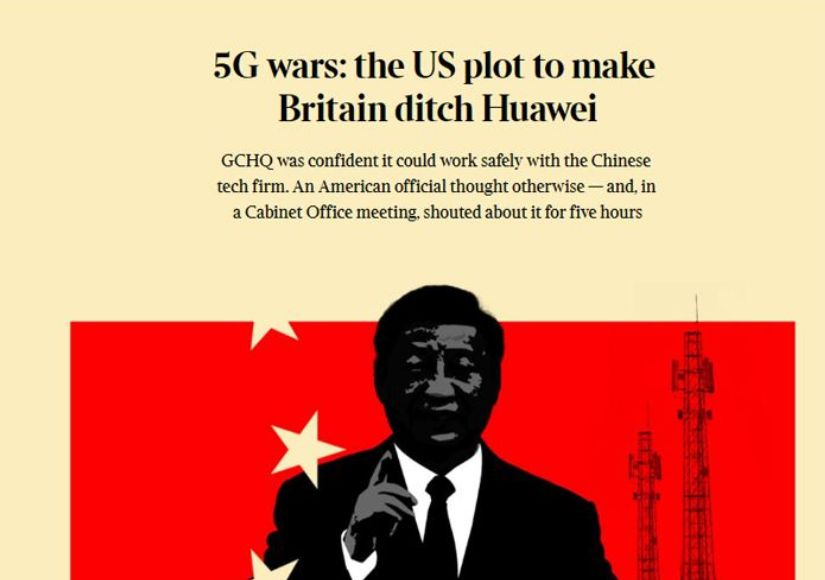 Una investigación concluye que Estados Unidos forzó al Reino Unido a echar a Huawei de sus redes 5G