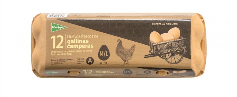 huevos frescos gallinas camperas el corte ingles