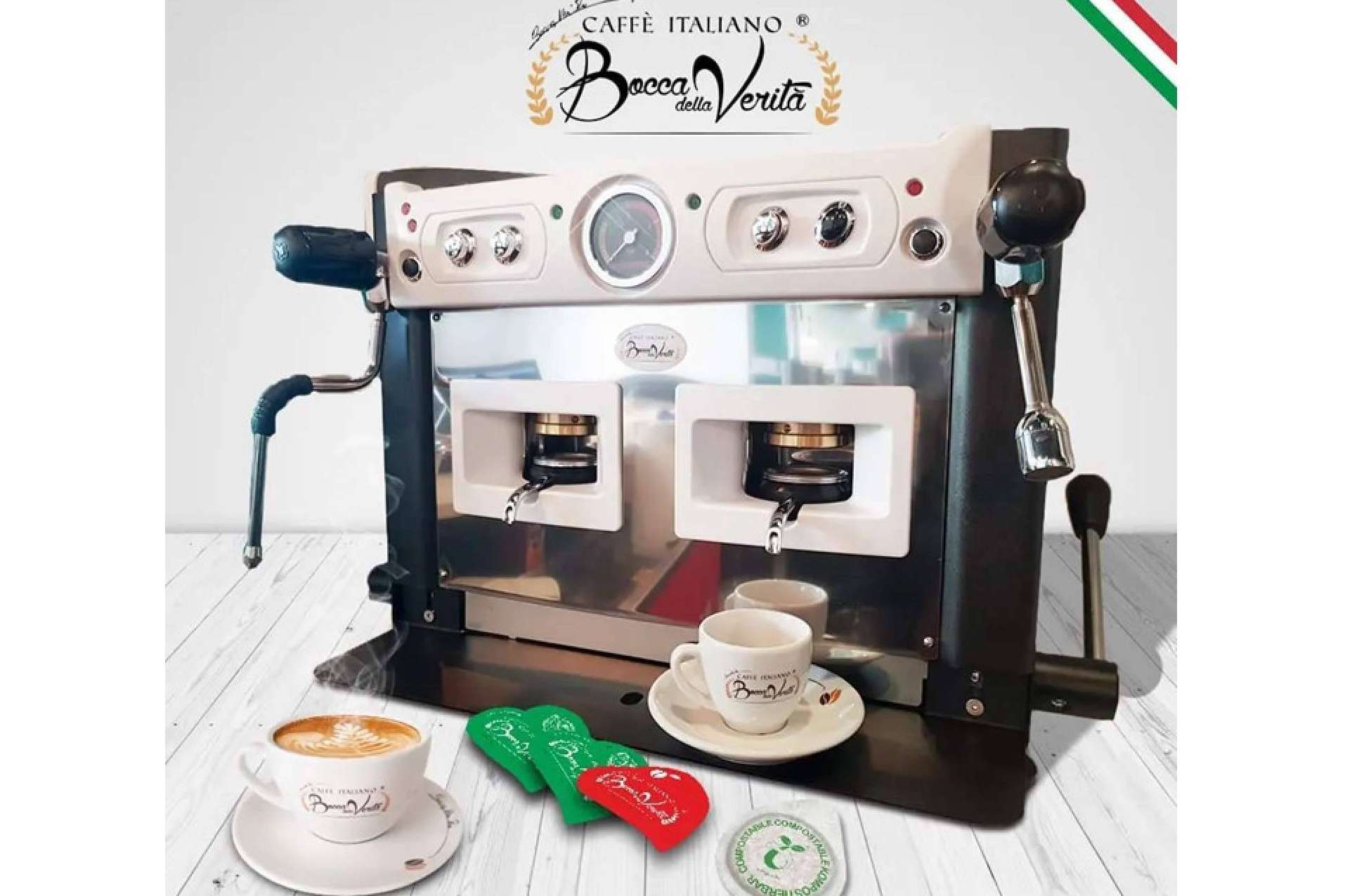 Cafeteras industriales para restauración con Café Italiano Bocca Della Verità