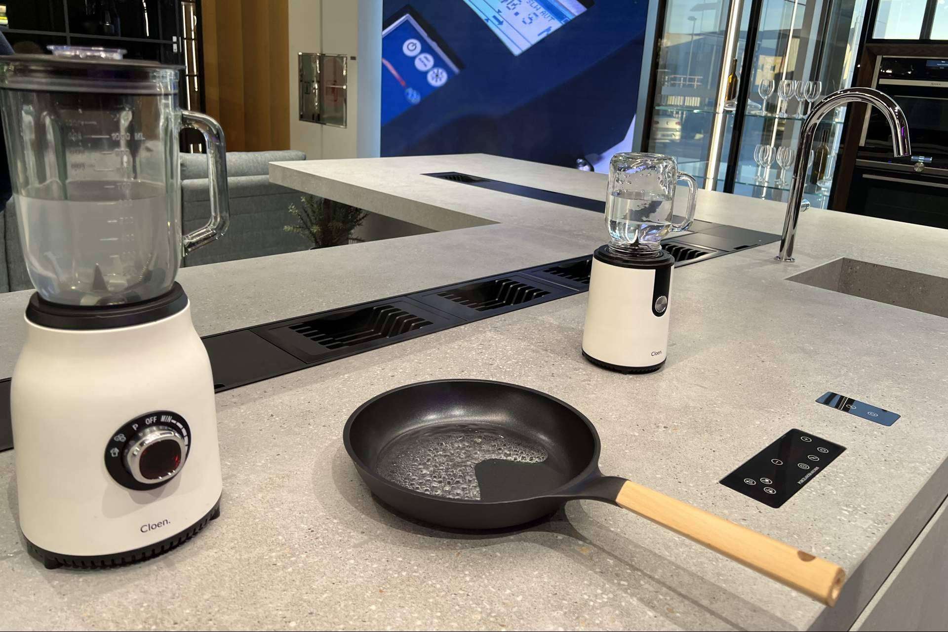 Cloen, la cocina invisible que además transmite electricidad inalámbrica