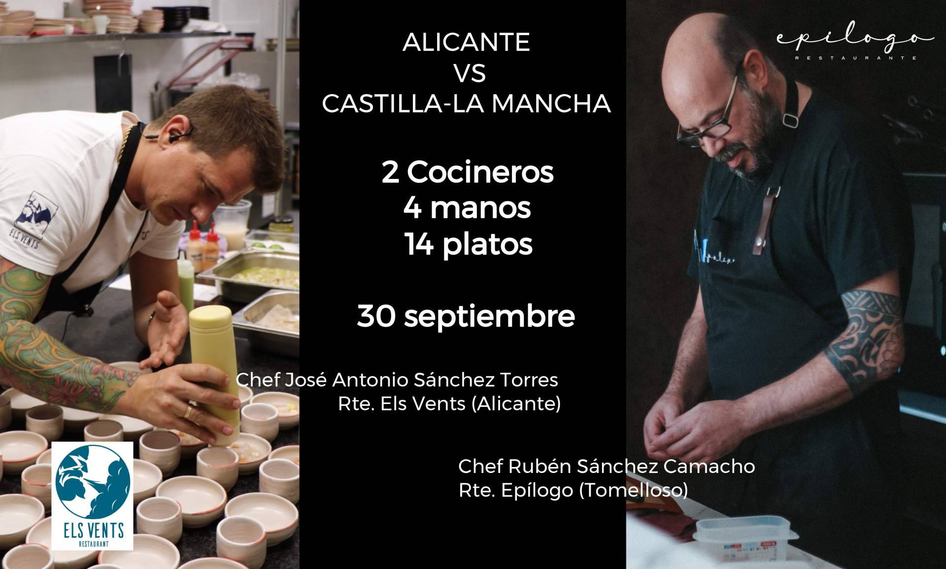Dos cocineros, dos cocinas y cuatro manos