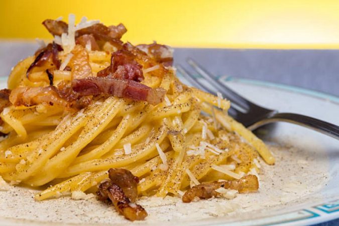 Otra variante de la carbonara durante la Guerra