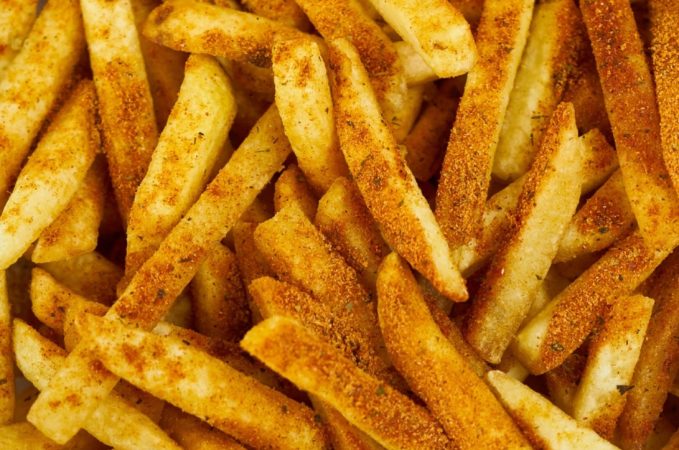 Patatas fritas: Evitar quemaduras de primer grado
