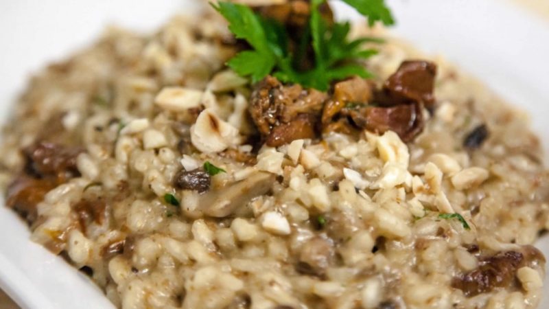 risotto de boletus