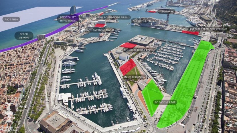 La organización de la America’s Cup de Barcelona celebra el buen ritmo en los preparativos “de la edición más espectacular de la historia”