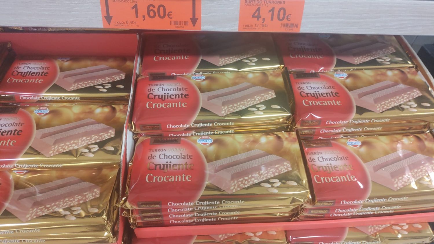 Mercadona turron crujiente Merca2.es