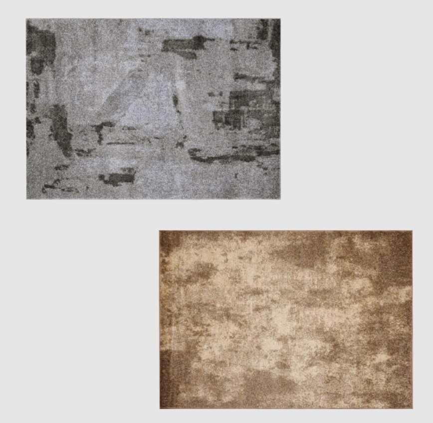 Alfombra de terciopelo de Aldi