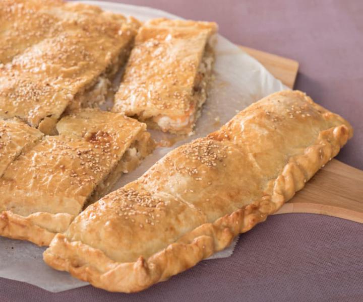 Ingredientes para la empanada de langostinos